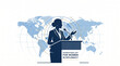 © Ria - woman in silhouette, international day of women in diplomacy