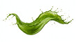 © Hesti - Natural Matcha Beverage Splash Abstract Background