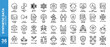 © Khalid - Comprehensive Set of 36 Synthetic Data and Simulation Line Icons including Machine Learning, Neural Network, Digital Twin, AI Training, Virtual Reality, Smart City, and Cloud Computing Symbols.