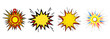 © Designer_11 - Pop art comic style price tags and burst badges collection.