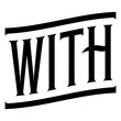 © Vexels - Stylish typography design with the word 'with'