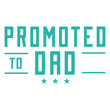 © Vexels - Promoted to dad stylish typography design