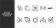 © Ashik  Khan - Electronics hardware and computer chips hand drawn doodle icons set featuring CPU microchip and motherboard for tech industry and engineering design concept