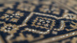 © DickyViara - Close-up of ornate carpet pattern.