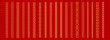 © Alyona - Ornament East asian decorative border set. Elegant retro dividers on red background. Chinese golden decoration, design element. Geometric line classic collection