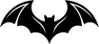 © mdmojebar - Minimalist Black Bat Wing Silhouette
