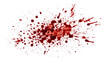 © shuphanida - Violent red blood splatter and messy dripping stain