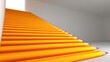 © musthofa - Numerous sharpened yellow writing instruments form a dramatic ascending staircase structure