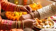 © Sarfaraz - Sister Tying Rakhi on Brother Wrist Raksha Bandhan Emotional Close-up