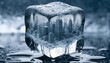 © Normal Desing - Surreal miniature cityscape inside melting ice cube urban environment macro photography icy atmosphere unique viewpoint capturing all the feels