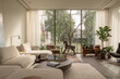 © Andriy Bezuglov/Stocksy - Modern lounge chair near window in warm sunlight