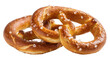 © Vincent - Isolated delicious freshly baked pretzels with large salt crystals, a classic German treat