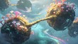 © RURLENS - Fantasy Floating Islands Mushroom Magic Fairy Dust