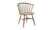 © TONSTOCK - Elegant wooden spindle back chair with curved seat, isolated on transparent background