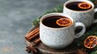 © minny - Cozy holiday mulled wine experience kitchen drink photography warm atmosphere close-up festive vibes