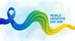 © Masuma - Abstract colorful ribbon background for World Hepatitis Day 2026 awareness campaign design