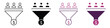 © JafrinAkther - Sales funnel icon set with people and dollar representing lead conversion and revenue . Vector illustration.