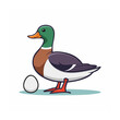 © rama - Flat design cartoon parrot on skateboard