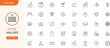 © rs_studios - Core Values Thin Line Icons Set for Business Ethics, Leadership and Company Culture