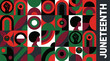 © Fendi - Juneteenth celebration with diverse community silhouettes and cultural patterns