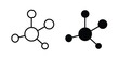 © Vhj - Particle icon modern line style, Solid filled vectors set