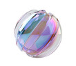 © Аrtranq - Iridescent holographic sphere isolated on transparent background