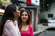© Dream Lover/Stocksy - Two young Indian woman interacting at outdoors in daytime
