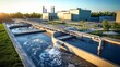 © neirfy - Industrial wastewater treatment plant purifying water before it is discharged