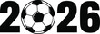 © Laku - Footboll 2026 world cup graphic soccer ball and year design for sports events