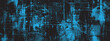 © Zbrake Studio - A high-contrast abstract grunge background featuring a vibrant blue distressed texture, geometric halftone patterns, and rough scratches on black.