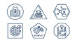 © Kuning - Education and Science Icons Set: Knowledge, Learning, Discovery, Innovation