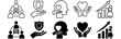 © Roronoa15 - Emotional intelligence icon set. empathy and motivation symbol. Vector illustration.