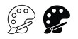 © Cristiane - Paint icon fill and line concepts
