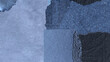 © Rawpixel.com - Textured blue paper collage design desktop wallpaper