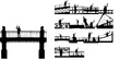 © 99___Designer - Man Waving From A Bridge Silhouette