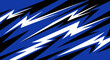 © Akunspesial - Dynamic blue and black sports vector background design.