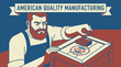 © Khairul Fahmi - Craftsman Stamping Product 'Made In USA' Quality Seal