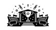 © Sri - Trophy Cup Award Symbol Graphic Illustration.