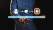 © Joi_studio - Digital user initiating agentic commerce, customer experience enhancement, retail process automation, zero-click shopping evolution, and intelligent e-commerce futures