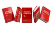 © ana - Vector illustration of set of business strategy book covers on a transparent background