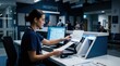 © Tare - Focused Nurse Manages Patient Information At Hospital Reception Desk