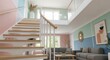 © Tejjaz - Intérieur moderne avec escalier et éléments de design contemporains