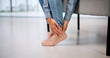 © Andrey Popov - Older Woman Soothes Sore Heel And Ankle