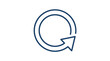 © Brodin - Circular arrow icon representing refresh or reload action.
