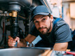 © Visual Studio - <Professional Male Plumber Conducting Sink Installation and Repair - Skilled Tradesman in the Plumbing Industry>