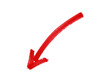 © PNGPack - Hand drawn red arrow icon. Vector up arrows. Mark point icon design collection for business and education design element.