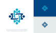 © harika013 - Human Resources Consulting Company, Global Community Logo. Social Networking logo designs.