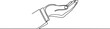 © Lambung - Minimalist continuous line drawing of a human hand gesture.