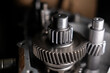 © CoreRock - Close up gear metal machinery industrial mechanical engineering precision technology steel Close up of metal gear and machinery part showing industrial engineering precision and mechanical