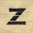© Maulzz - Capital letter Z, textured, distressed